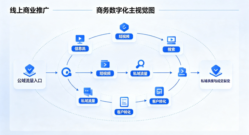 青羊区线上商业推广怎么做？全域流量闭环搭建与低成本转化实战指南